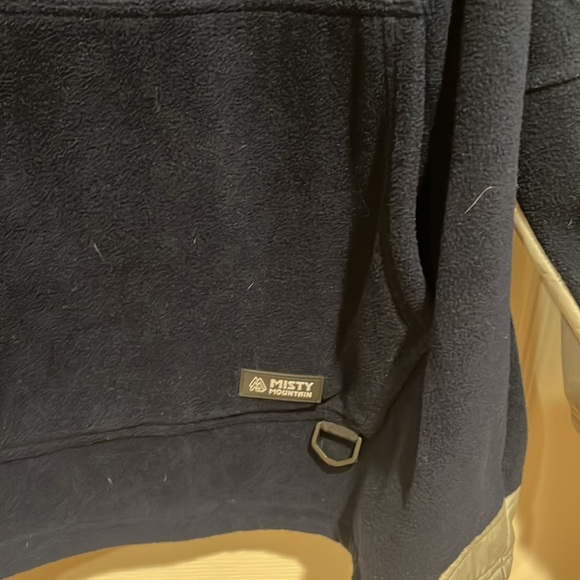Misty Mountain Navy and Gray Hoodie, size Large - Picture 3 of 6